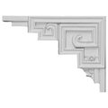 Dwellingdesigns 9 In. W x 6.5 In. H x .5 In. D Architectural Austin Stair Bracket, Left DW68950